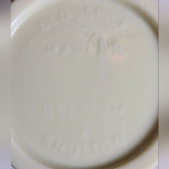 Old Spice VTG Red White Blue Ship Recovery Salem 1974 Shaving Mug 4.5"X3.5"X2.5" - Picture 8 of 8